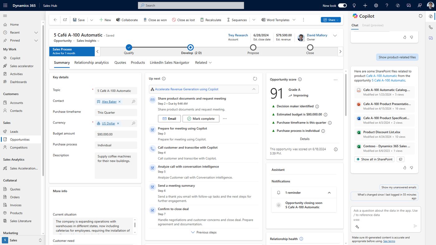 Dynamics 365 Sales